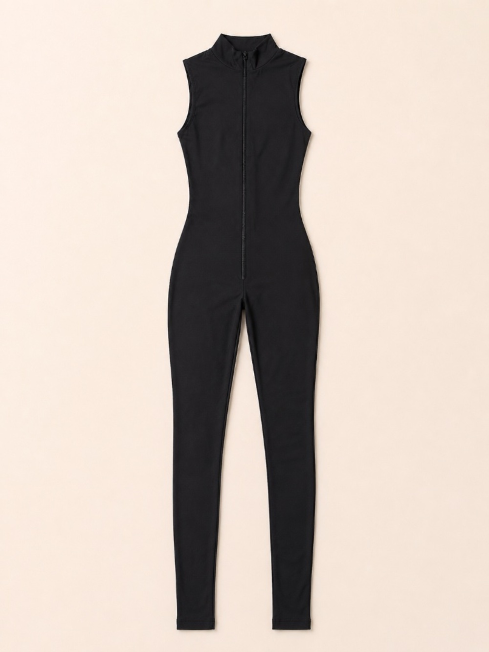SPEERISE Black Sleeveless Full Length Unitard Jumpsuit XS
